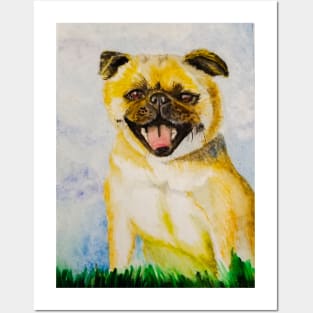 Pug Posters and Art